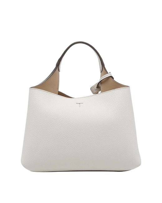 Tod's Gray Micro Leather Bag