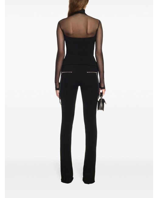 Off-White c/o Virgil Abloh Blue Britney Pants With Zip