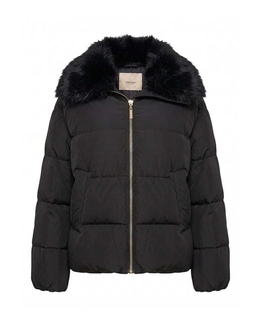 Twinset Black Padded Jacket