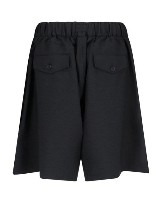 Y-3 Black Sports Shorts for men