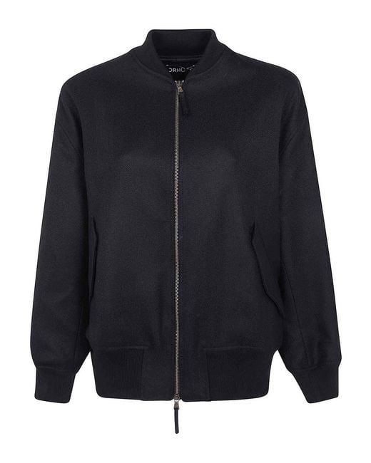 DR. HOPE Blue Maxi Bomber Jacket