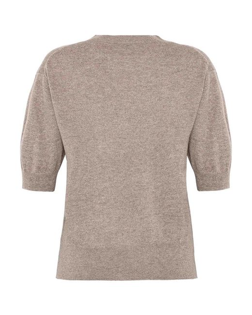 EMERSON RENALDI Gray Crew Neck Sweater