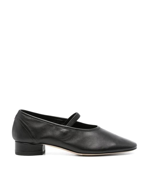 Aeyde Black Mary Jane Flats