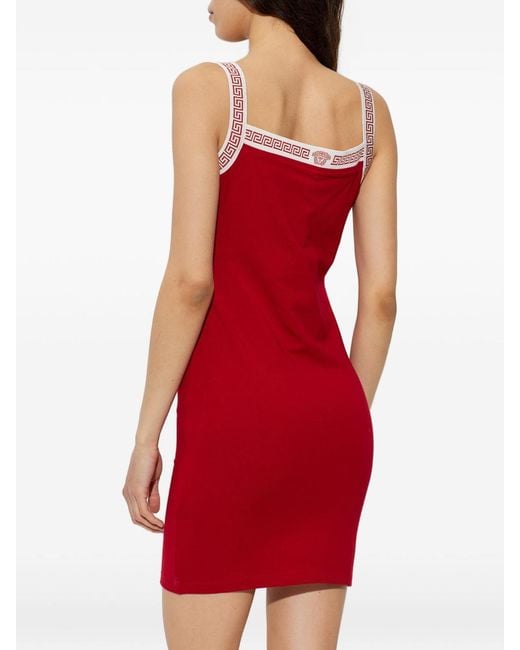 Versace Red Bodycon Mini Dress