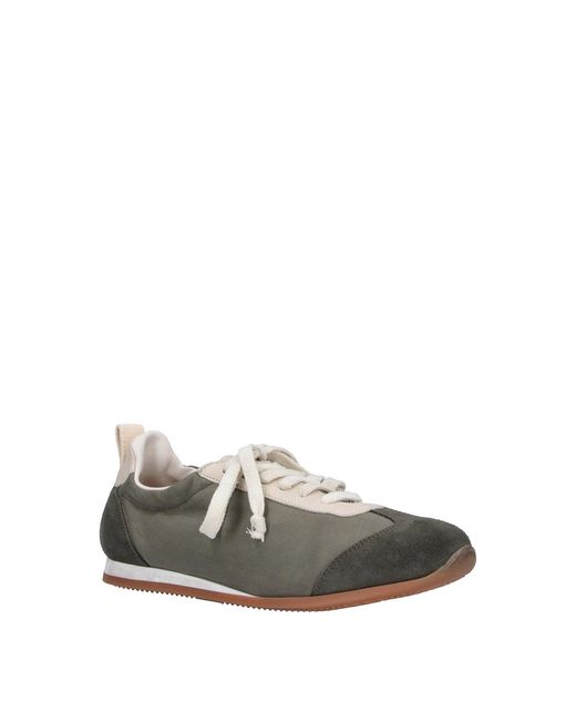 Uma Wang Gray Leather Sneakers