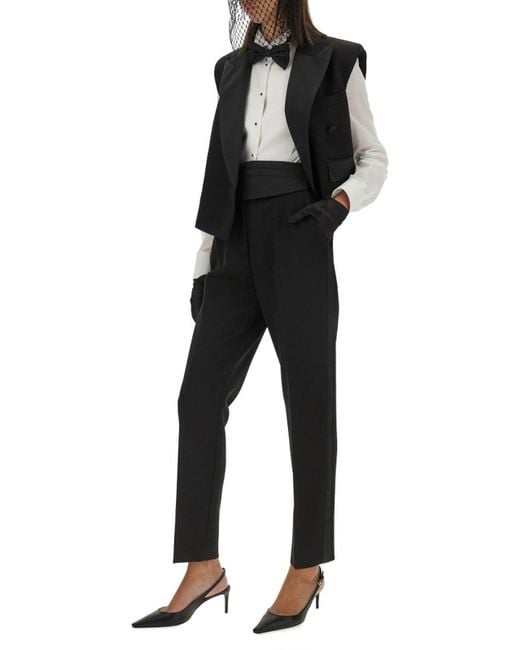 Dolce & Gabbana Gray Satin Bel