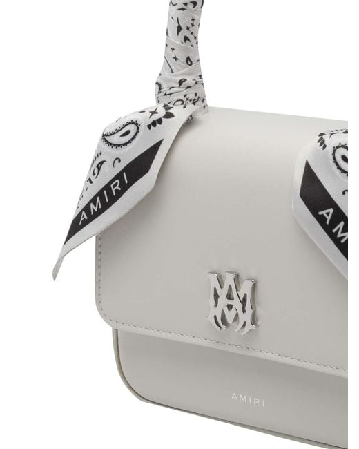 Borsa Micro Ma di Amiri in White