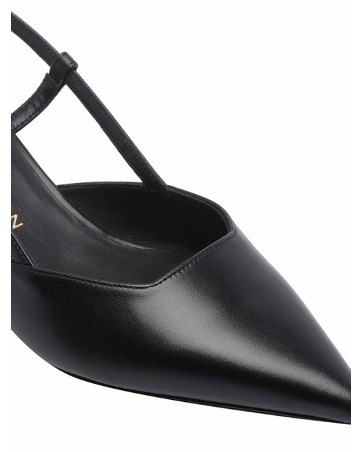 Stuart Weitzman Black Vinnie Slingback