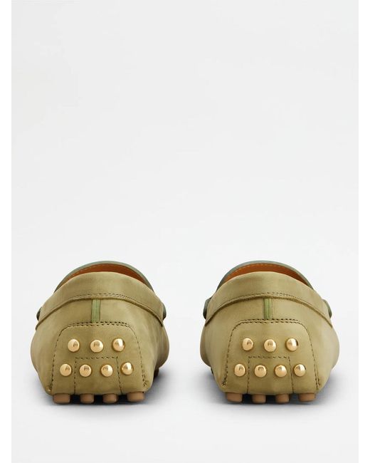 Tod's Green 22L Slipper Slipper Met