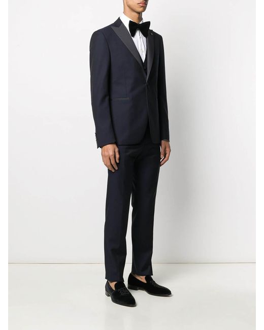 Tagliatore Blue Three-Piece Suit for men
