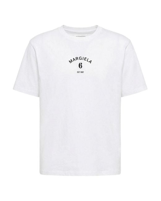 MM6 by Maison Margiela White T-Shirt