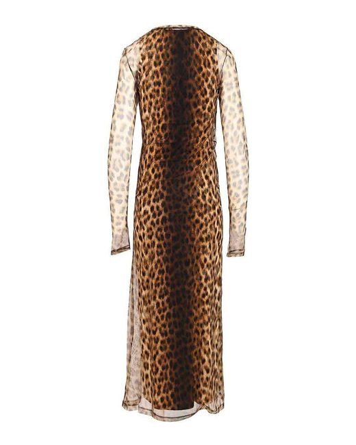 Sportmax Natural Fitted Dress