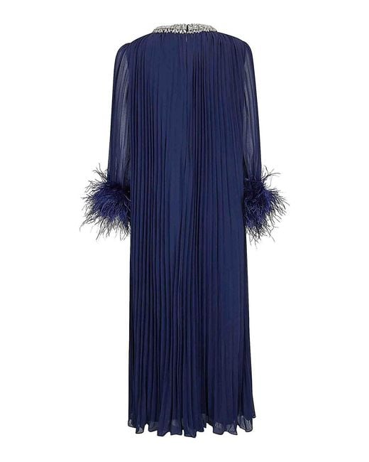 Self-Portrait Blue Maxi Dresses