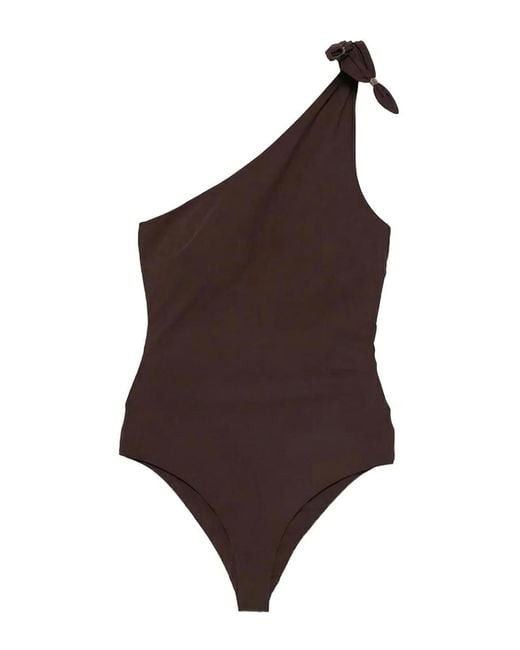 Brunello Cucinelli Brown One Piece Swimsuit