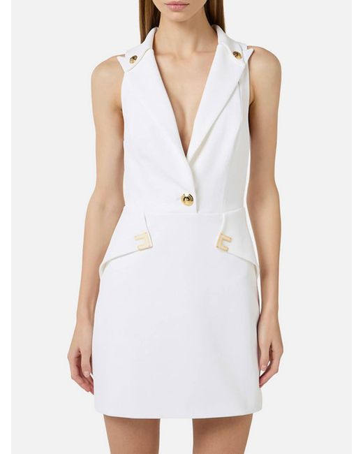 Elisabetta Franchi White Dress