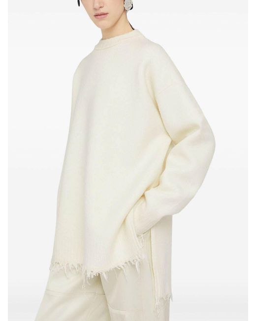 Jil Sander White Round Neck