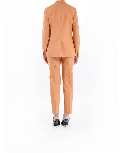 Paul Smith Pink Jacket Two Buttons Fresh Wool
