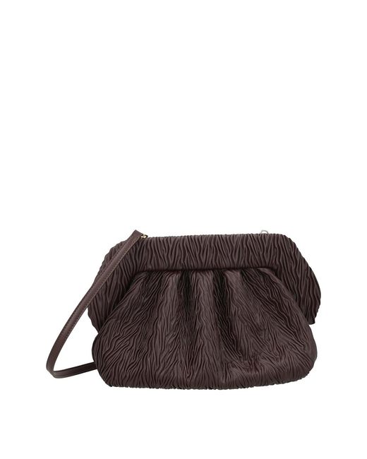THEMOIRÈ Brown Large Curled Bag
