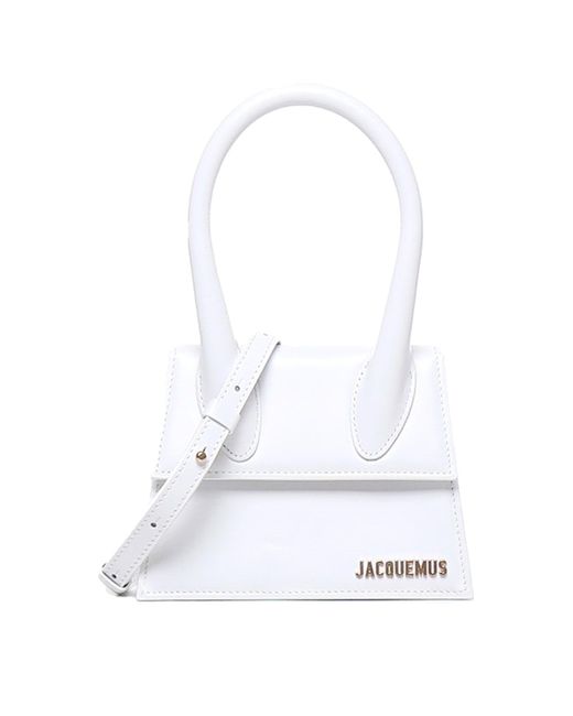 Jacquemus White Le Chiquito Moyen Bag