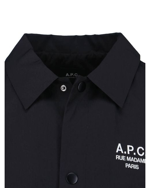 A.P.C. Blue Jacket for men