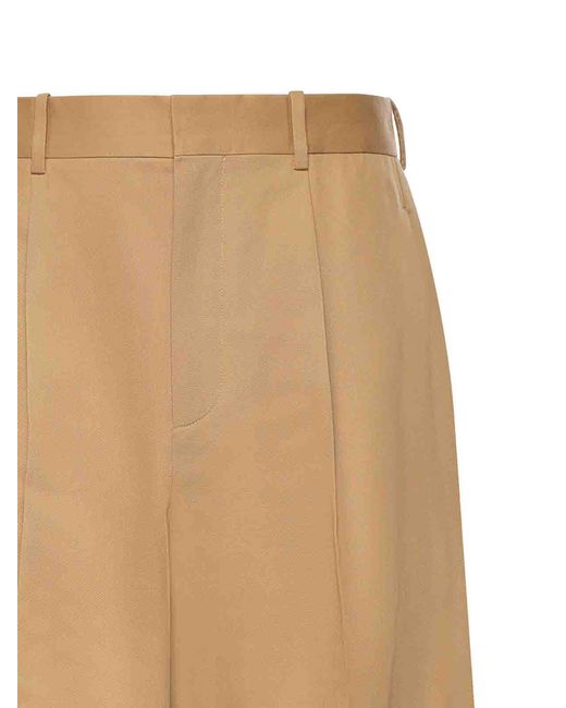 Loewe Natural Wide-Leg Cotton Trousers for men