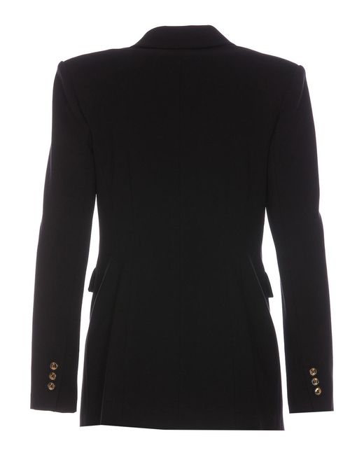 Pinko Black Glorioso Double Breasted Closure Jacket