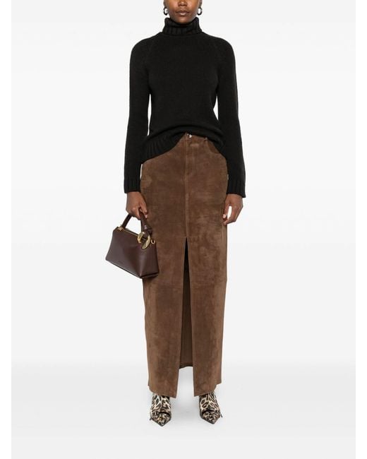 Base London Black Wool Turtle-Neck Jumper