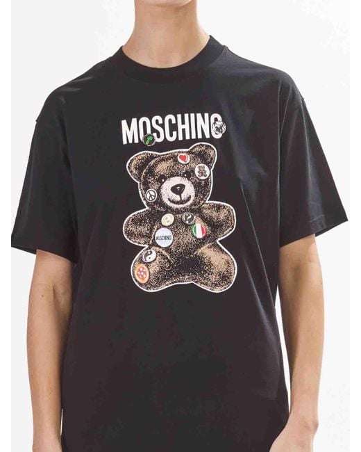 Moschino Black Large Bear T-Shirt