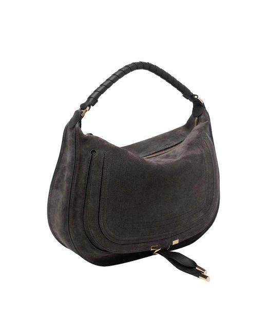 Chloé Black Marcie Shoulder Bag