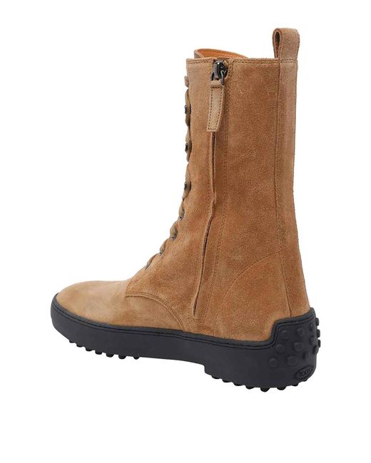Tod's Brown Winter Gommino Bootie