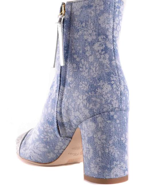 Polly Plume Blue Boots