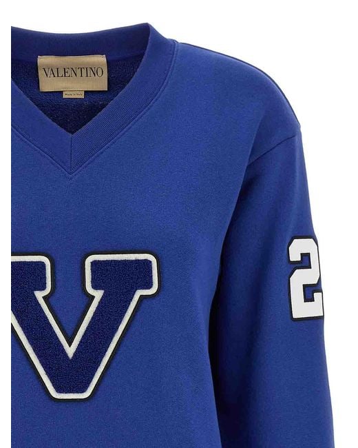 Valentino Garavani Blue Sweatshirt