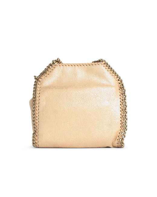 Stella McCartney Natural Tote Micro Falabella Bag