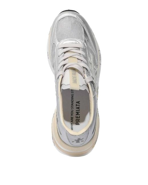 Premiata White Moerund 8084 Sneakers