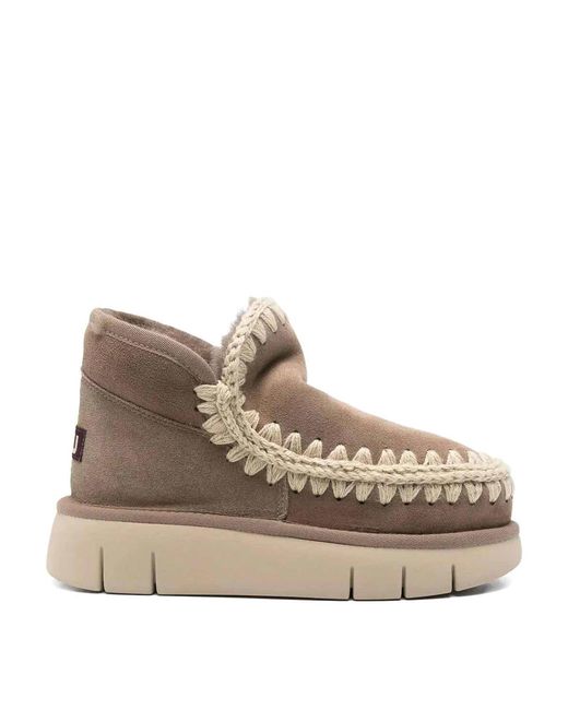 Mou Brown Eskimo Bounce Sneaker Elephant
