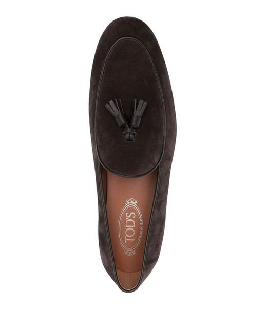 Tod's Black Tassel-detail Loafers for men