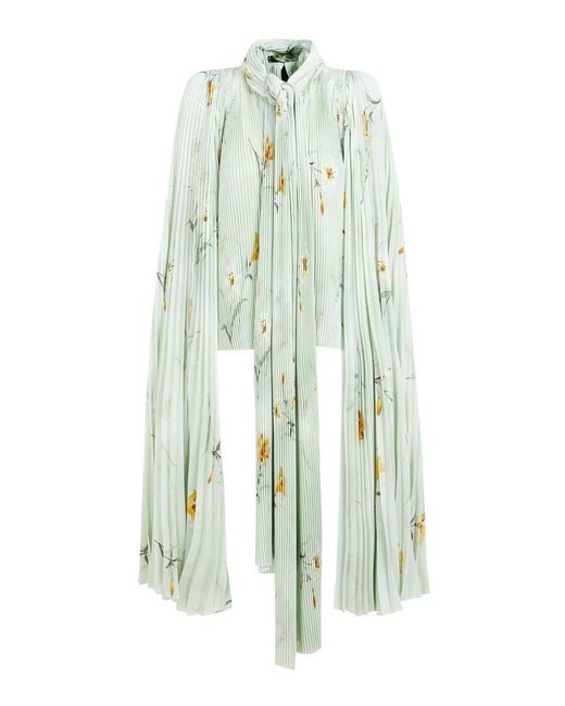 Balenciaga White Polyester Blouse