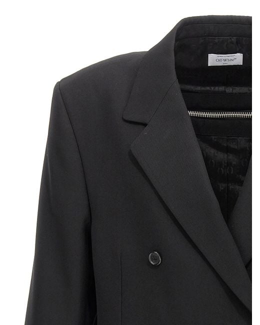 Off-White c/o Virgil Abloh Black Ow Emb' Blazer for men