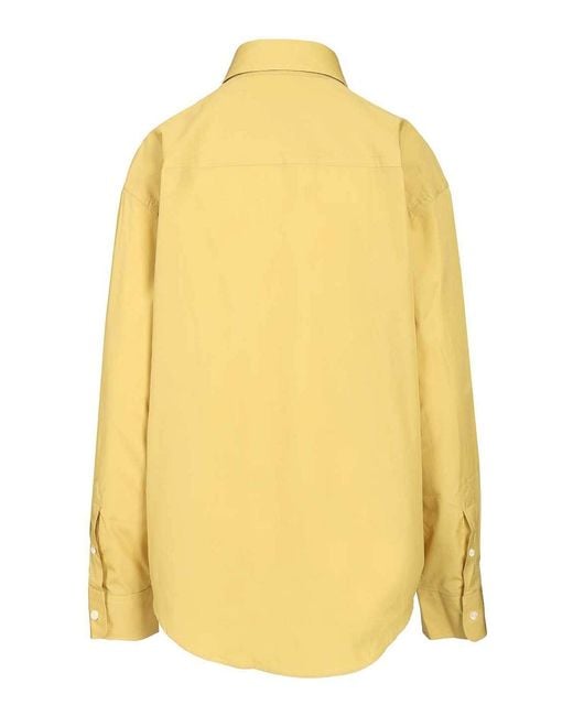 AMI Yellow Long-Sleeved Shirt