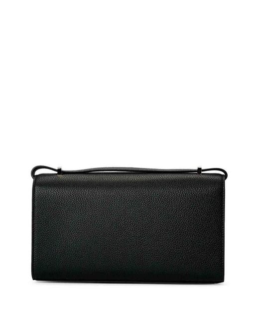 SAVETTE Black Symmetry Leather Bag