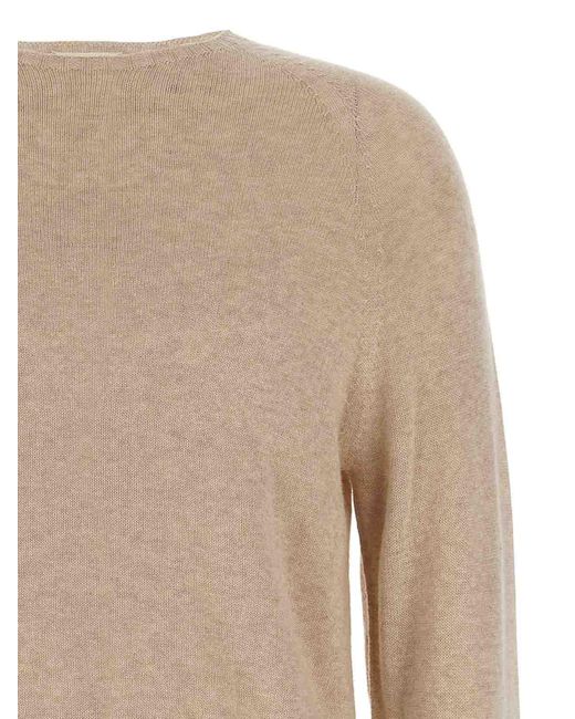Ma'ry'ya Natural Cashmere Cotton Sweater for men