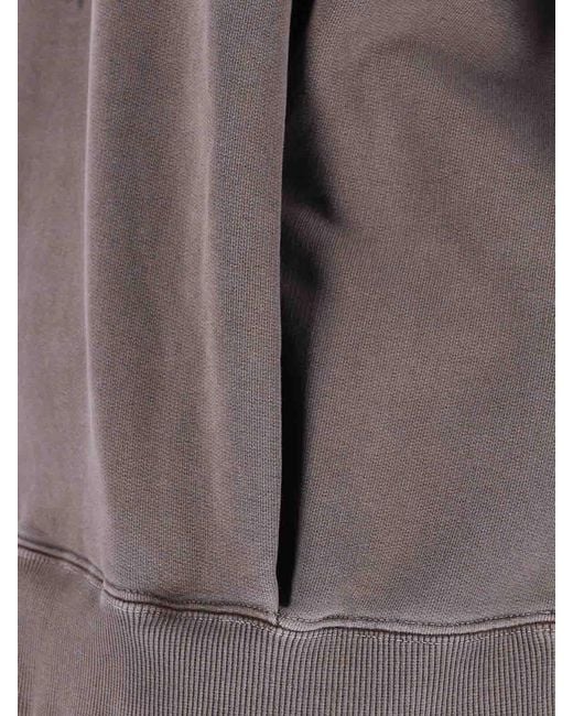 Martine Rose Gray Logo Hoodie for men