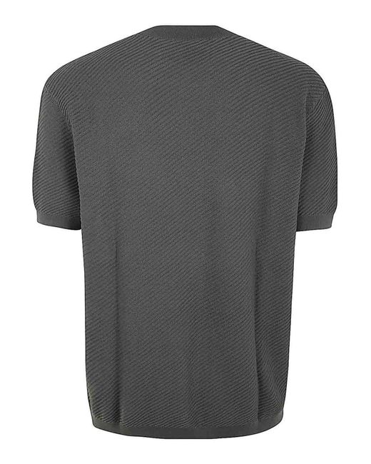 Emporio Armani Gray Bicolour T-shirt for men