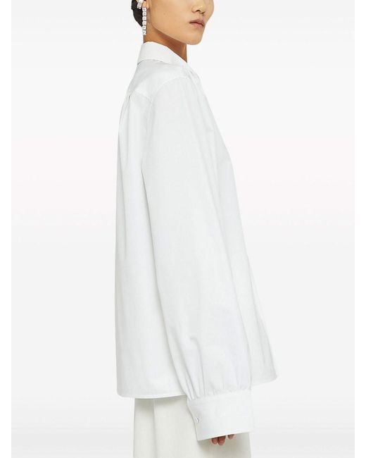 Jil Sander White Shirt Clip Details