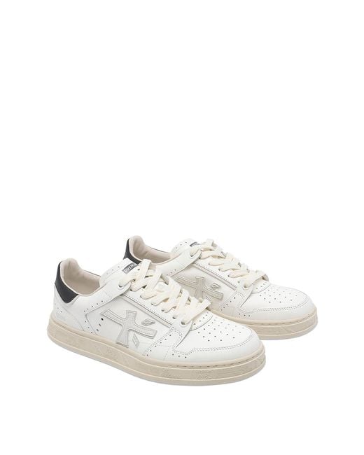 Premiata White Quinn Sneakers for men