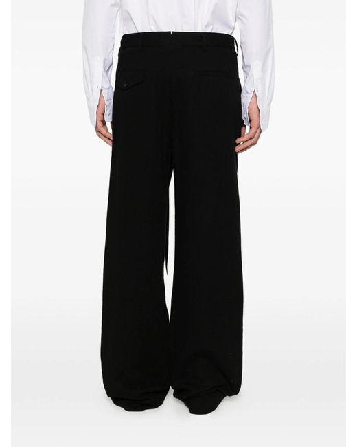 Ann Demeulemeester Black Leon Pants for men