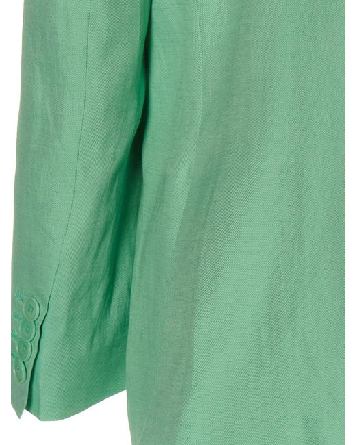 Stella McCartney Green Oversize Blazer Jacket