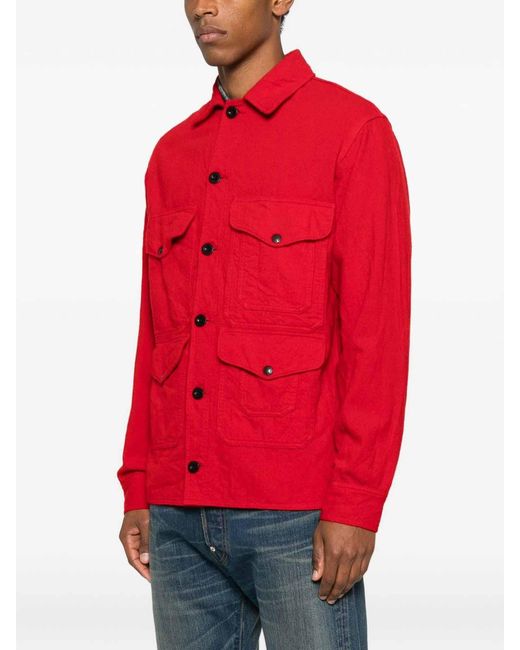 JUNYA WATANABE X FILSON Red Wool Blend Jacket for men