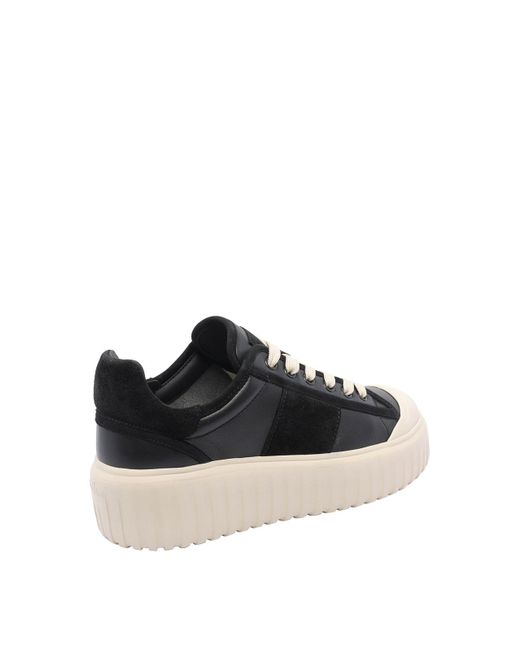 Hogan Black H-Stripes Sneakers