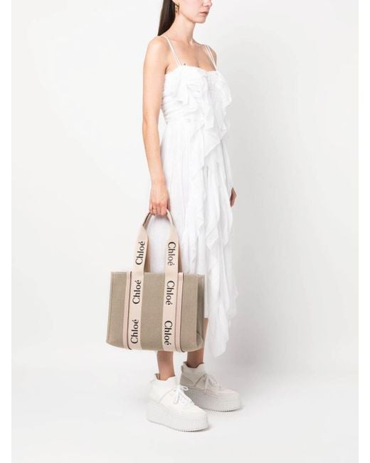 Chloé Natural Woody Tote M
